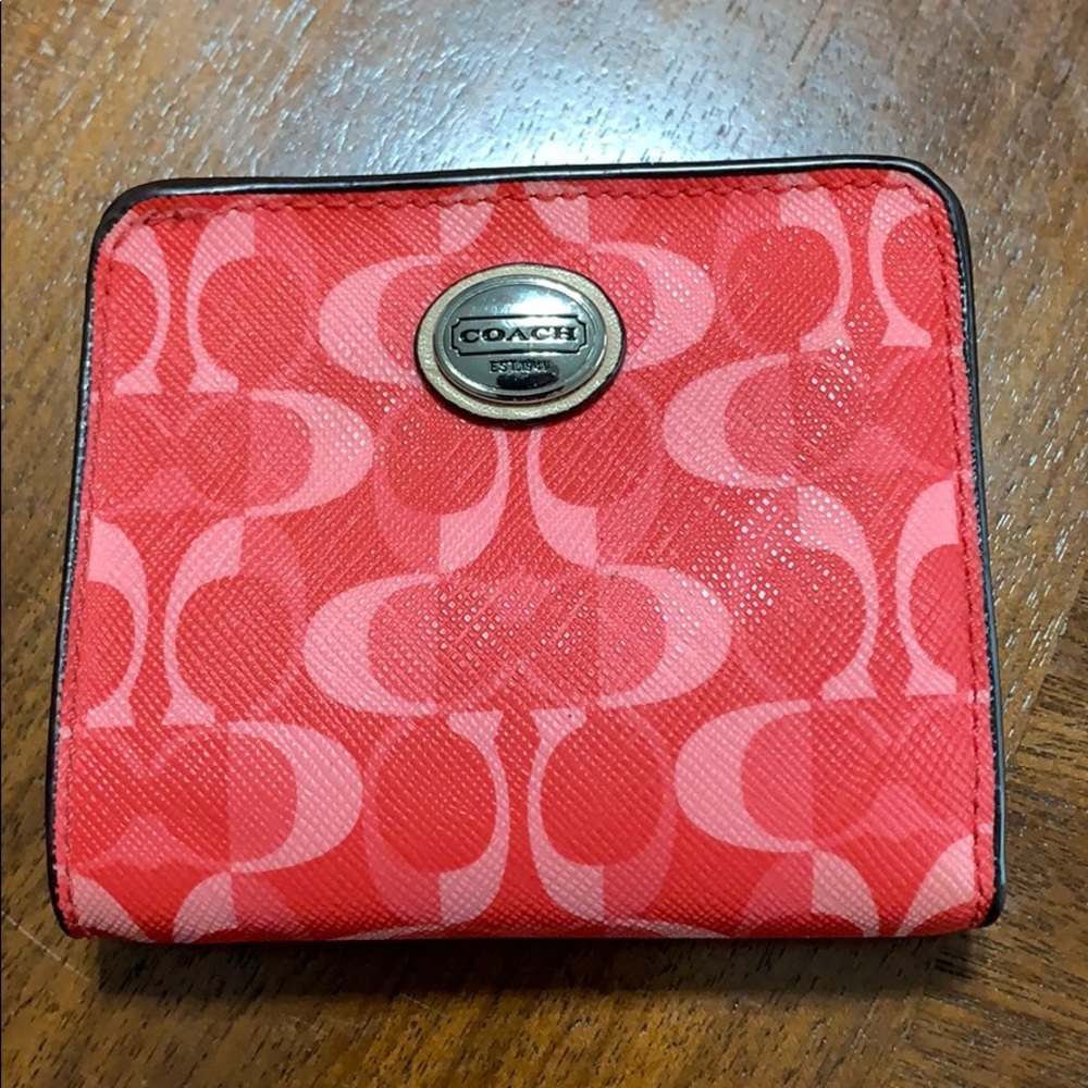 Pink Coach Wallet